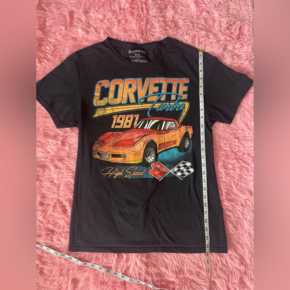 Chemistry Corvette Chevrolet Turbo 1981 Men’s Vintage Retro Tee T-Shirt (M)
